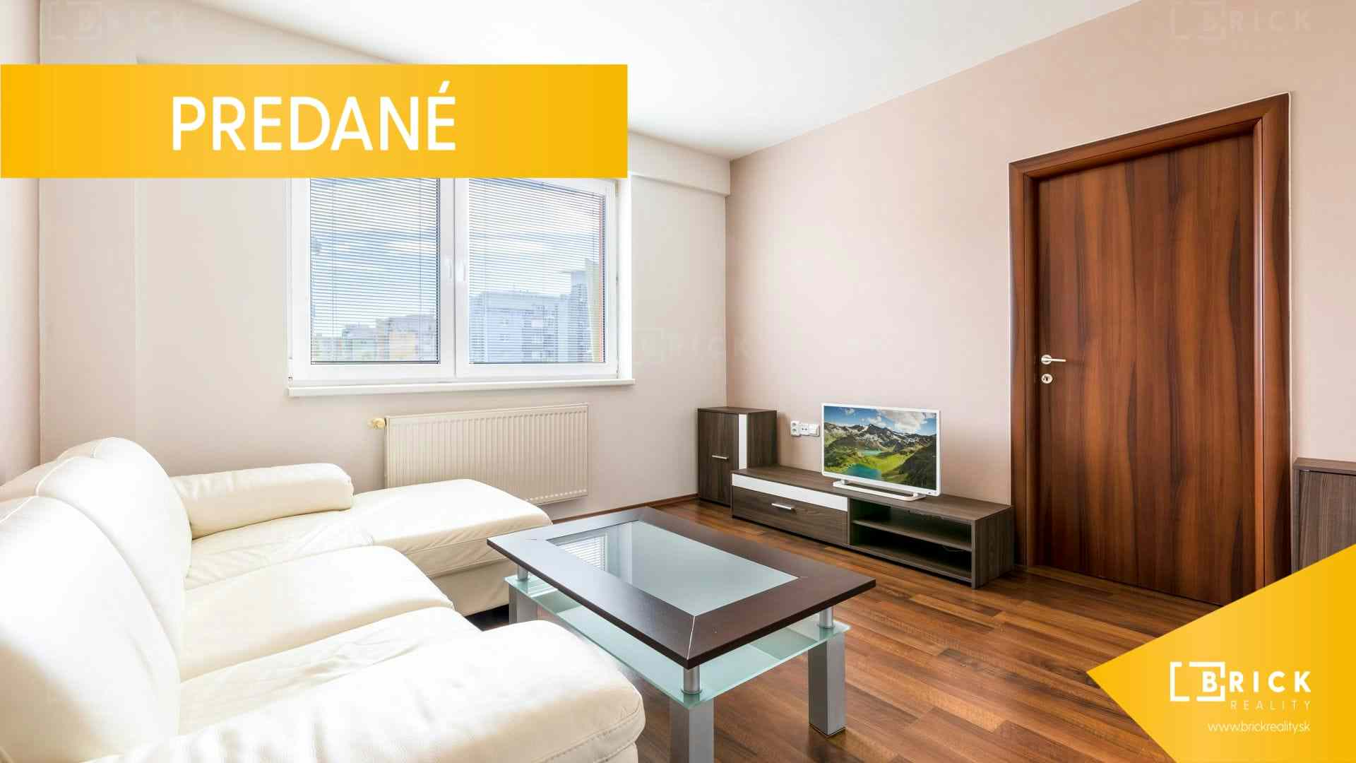 PREDAJ: 2 izbový byt s balkónom, 49m2, Bratislava - Kazanská 19